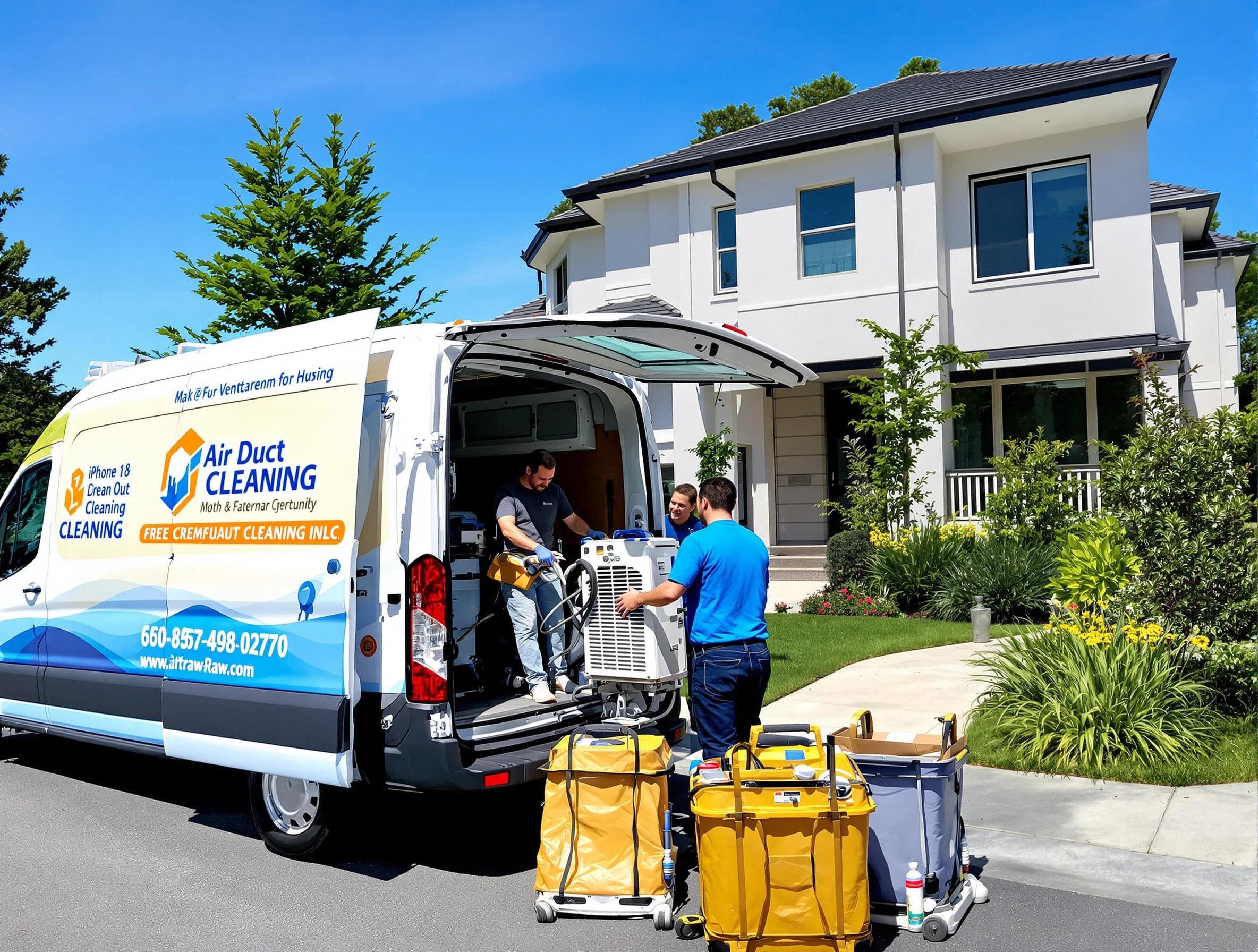 Colonial Beach Air Duct Cleaning technician performing professional air duct cleaning in Colonial Beach