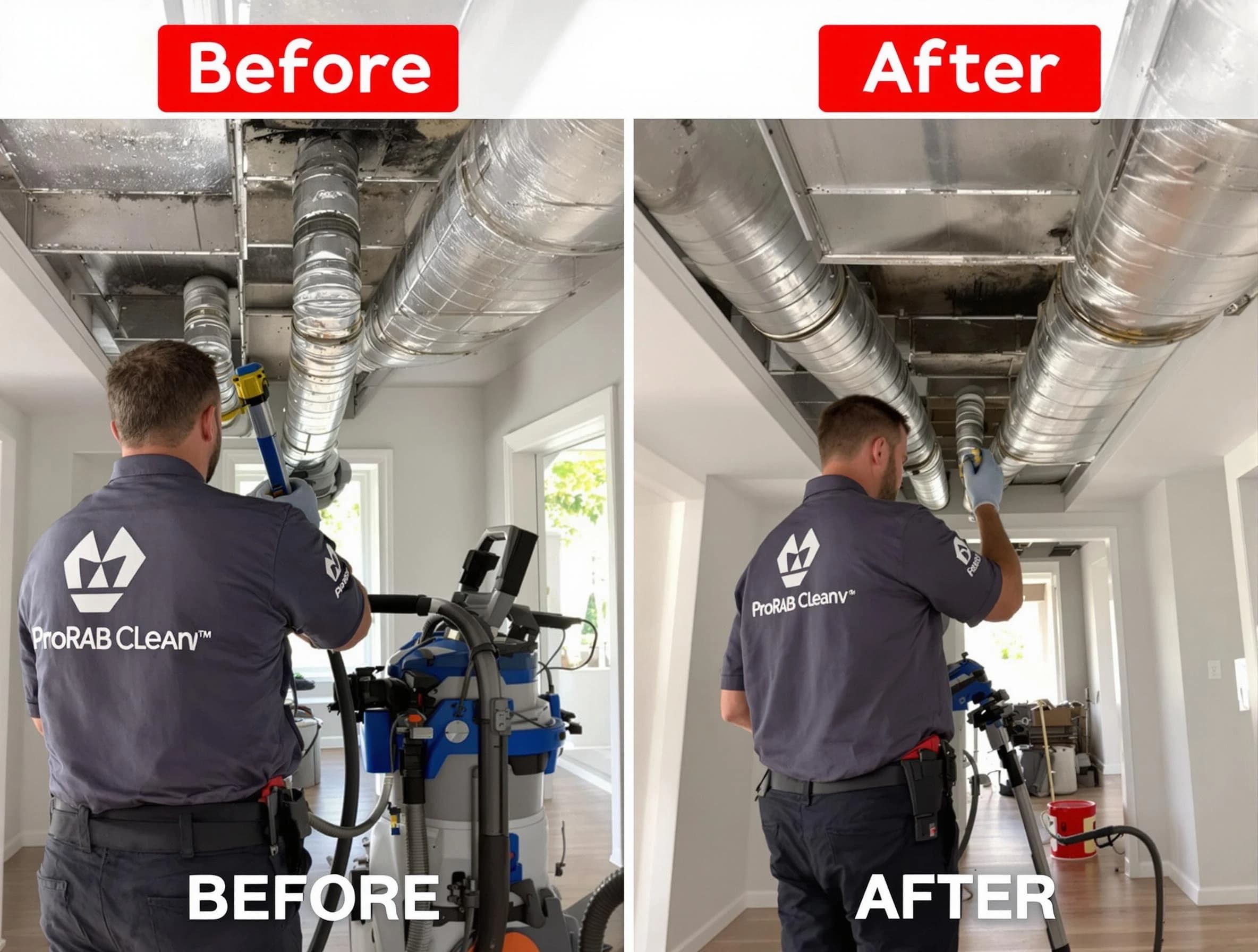 Colonial Beach Air Duct Cleaning expert performing thorough residential duct cleaning in a Colonial Beach home