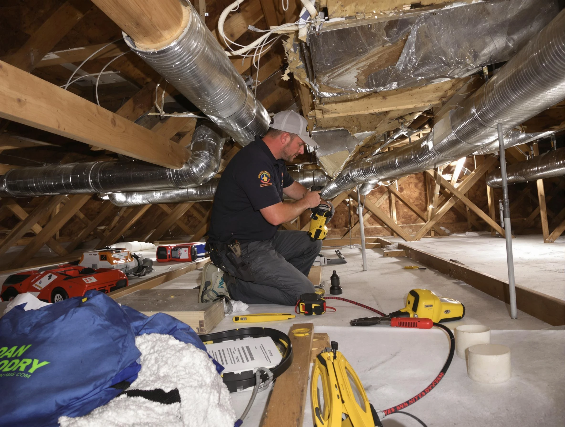Professional air duct repair by Colonial Beach Air Duct Cleaning in Colonial Beach