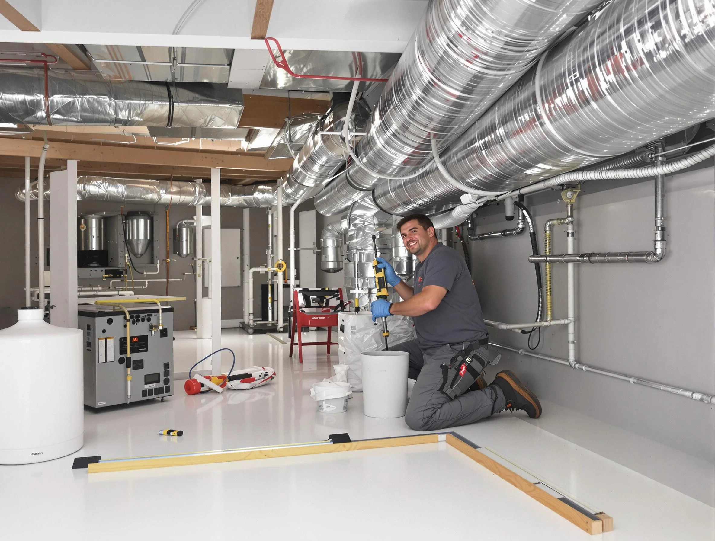 Professional duct sealing service by Colonial Beach Air Duct Cleaning in Colonial Beach