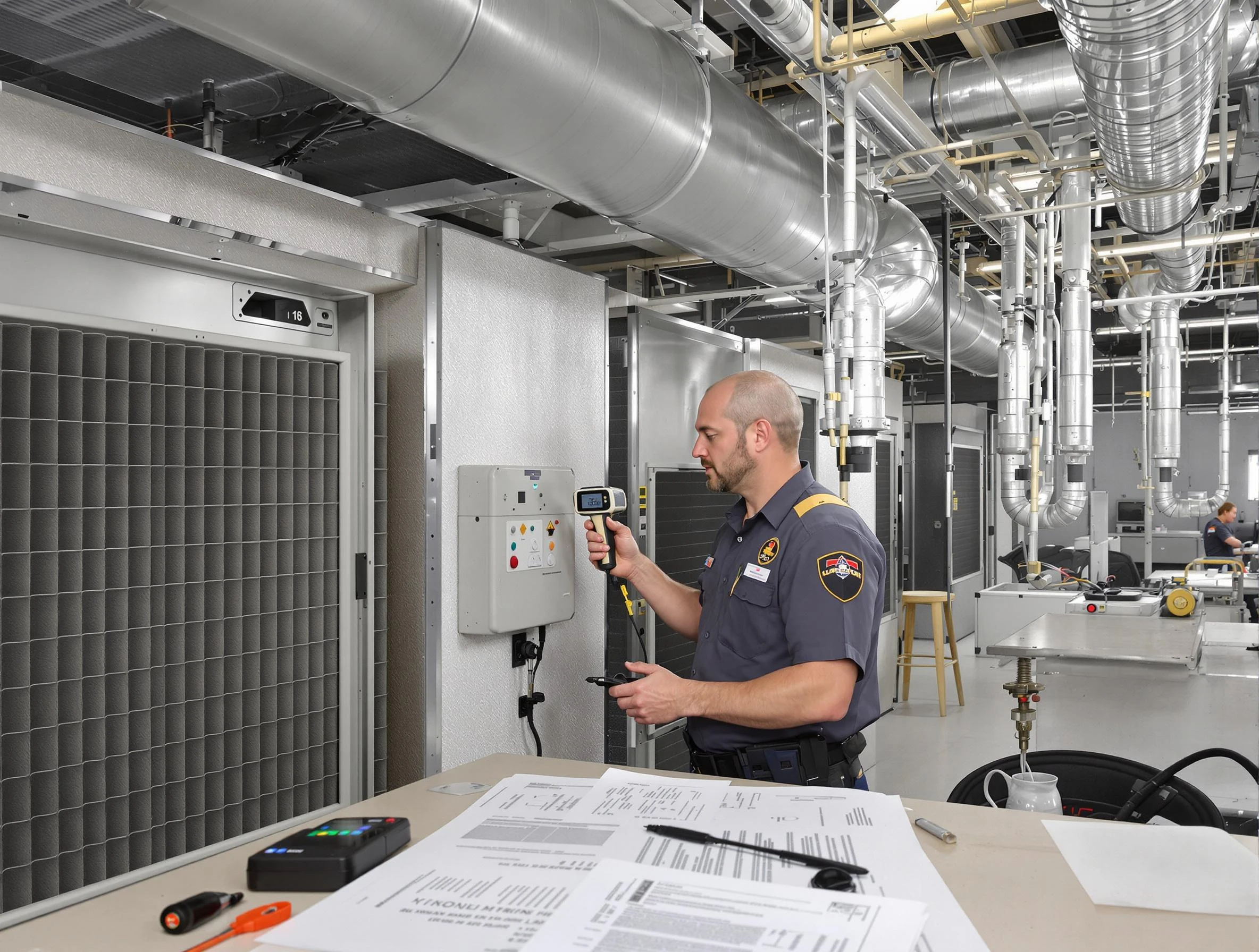 Professional filter system inspection by Colonial Beach Air Duct Cleaning in Colonial Beach