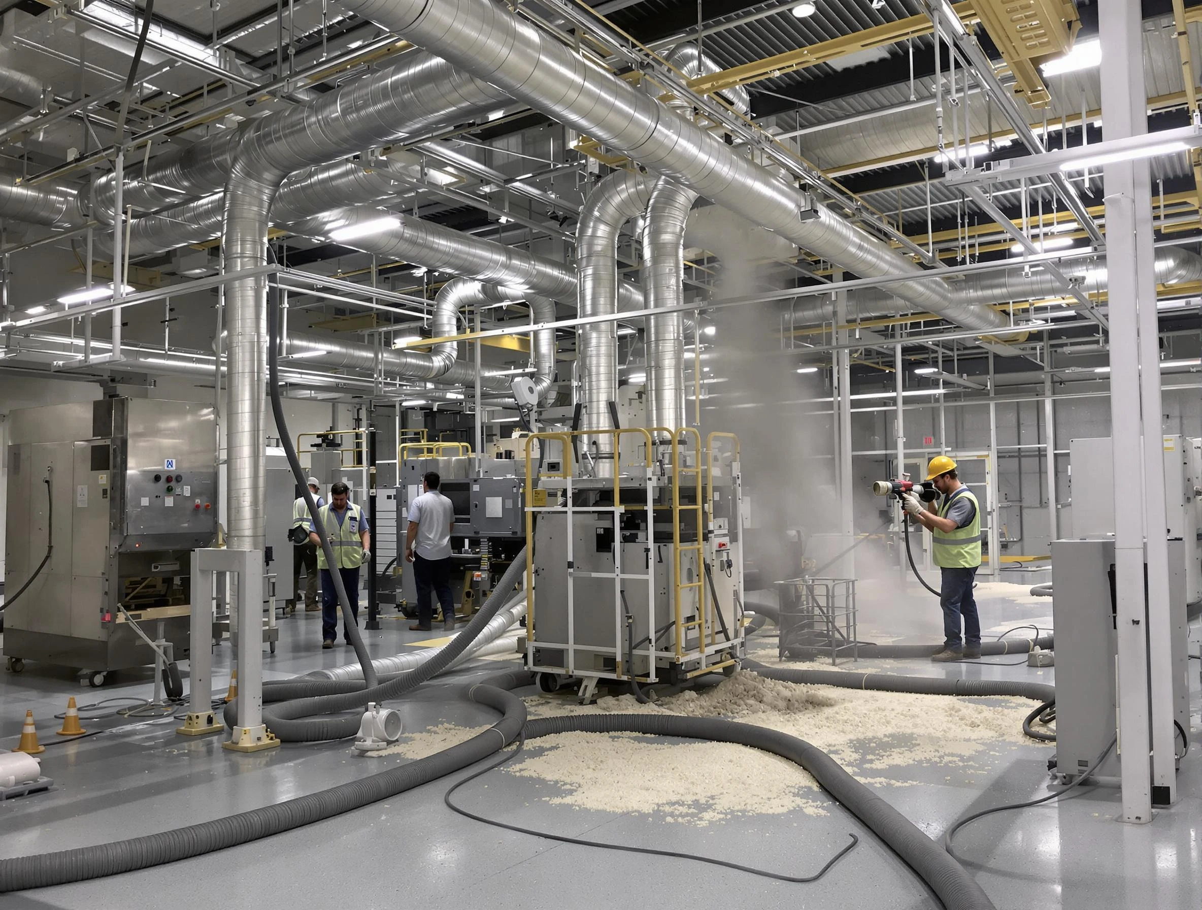 Heavy-duty industrial duct cleaning by Colonial Beach Air Duct Cleaning in Colonial Beach